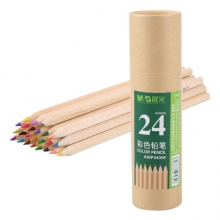 晨光（M&G）AWP34304 牛皮纸筒装彩色铅笔 24色/筒 （计价单位：筒）
