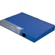 齐心 (Comix) MC-35 35mm美石系粘扣档案盒/文件盒/资料盒A4 钛蓝