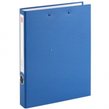 齐心 (Comix) NO.336 纸板文件夹/A4资料夹/2孔D型夹+板夹 蓝色