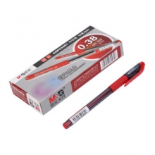 晨光 M&G AGP63201 中性笔签字笔0.38mm单支 红色