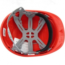 代尔塔 102012 工程工地安全帽 带透气孔可印字 红色