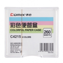 齐心 (Comix)C4215 94×87mm便利贴/彩色便签纸/便签本/易事贴(带盒)