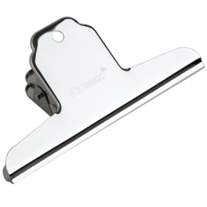 齐心 (COMIX)B3619 18只102mm山形铁票夹 财务票据夹金属铁夹子 中号 18只