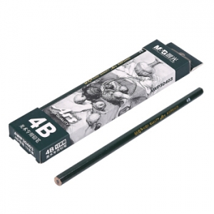 晨光 M&G AWP30403 美术4B六角木质木头绘画速写素描铅笔 （计价单位：支）