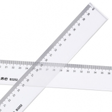 齐心 (COMIX)  B3252  40cm刻度测量尺子/直尺 办公文具 办公文具