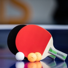 安格耐特 F2340 乒乓球拍(正红反黑)(2个/副)