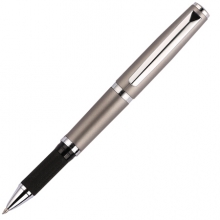 得力 (deli)S110 0.5mm商务宝珠笔 中性笔 金属笔夹签字笔 亮银 （计价单位：支）