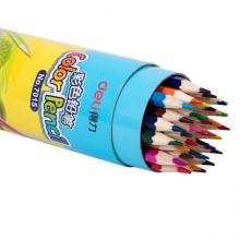 得力 (deli)7014  24色绘画彩色铅笔 24色/筒 （计价单位：筒）