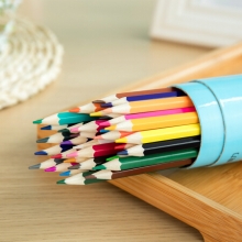 得力 (deli)7015  36色绘画彩色铅笔 包装颜色随机 （计价单位：桶）
