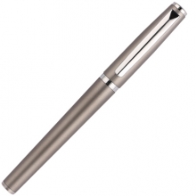 得力 (deli)S110 0.5mm商务宝珠笔 中性笔 金属笔夹签字笔 亮银 （计价单位：支）