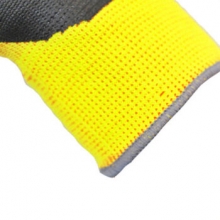 3M 丁腈耐磨涂层劳保手套黄色XL 单双