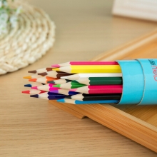 得力(deli) 7013  18色绘画彩色铅笔 包装颜色随机 （计价单位：桶）