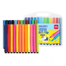 得力（deli）7064 绚丽多彩24色水彩笔 24色/盒