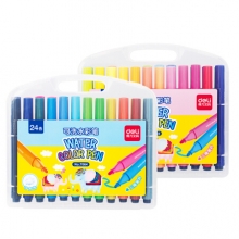 得力（deli）7064 绚丽多彩24色水彩笔 24色/盒