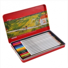晨光 M&G AWPQ1901 铁盒六角水溶性彩色铅笔 12色/盒