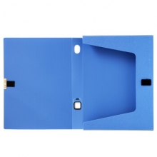 得力（deli）5605  A4加厚档案盒 蓝色(宽35mm)