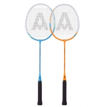 安格耐特 F2103 带球羽毛球拍 (蓝+橙)(2个/副)