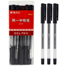 晨光（M&G） GP-99 阿一透明杆中性笔 0.5mm 50支/盒