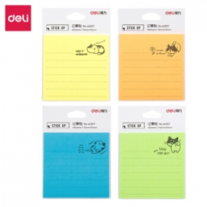 得力 66557 学生百事贴(混)76mm*76mm-40页(包)