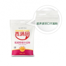 香满园  中筋面粉 家用特精小麦粉 10kg/袋