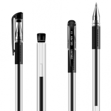 得力 6600ES 水笔 中性笔  0.5mm黑色 （计价单位：支）