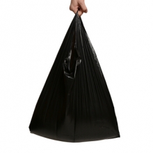 背心式黑色加厚垃圾袋 40*60cm  50个装