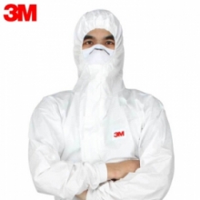 3M 4545 防护服带帽连体颗粒物防尘服 L 50件/箱