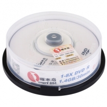 啄木鸟 DVD-R 8CM 小盘 8速 1.4G 3寸小盘 桶装10片