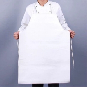 力思俊 家用厨房 白色皮围裙（约1m）