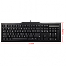 樱桃 G80-3802LSBEU-2 机械键盘2.0C黑色青轴