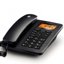 摩托罗拉（Motorola）CT111C数字自动/手动录音插卡电话机办公家用呼叫中心TF卡固定座机 黑色