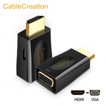 CABLE CREATION CD0331 HDMI线 2K*4K HDMI转换器接头线公对母 高清线2.0视频数据线 电脑连接电视线1米