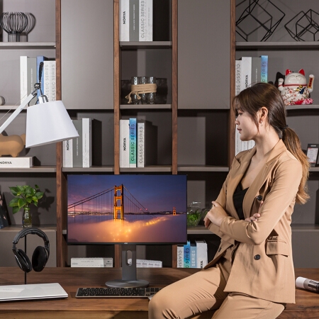 惠普(HP)ENVY24 23.8英寸 FHD高清 99%sRGB IPS四边窄边框大屏 178度广视角 FreeSync  液晶显示器(支持壁挂)