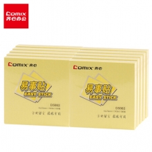 齐心（COMIX）  D6003P 彩色便签纸  76*102mm  黄 12本/包