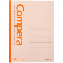 齐心(Comix) CGB5507 B5 50张无线装订记事本/笔记本子Compera系列 颜色随机 12本/包