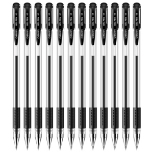 得力(deli)S830  0.5mm中性笔 子弹头签字笔 12支/盒 黑色