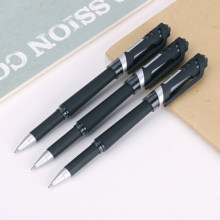 得力(deli)s21 0.7mm黑色中性笔水笔签字笔 磨砂杆 12支/盒