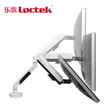 乐歌Loctek Q7桌面万向旋转底伸缩壁挂架 液晶平板电脑显示器支架