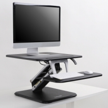 乐歌（Loctek）M3SS 站立办公桌升降桌 站立式电脑桌 台式可升降书桌升降台 黑色