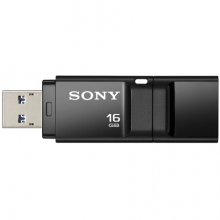 索尼（SONY） USM16X/B 精致系列 USB3.0独立防尘盖设计U盘  16GB 黑色