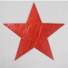 国产 五角星手牌 直径35cm 红色