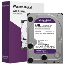 西部数据（WD） 紫盘 4TB SATA 6Gb/s 64M 监控硬盘(WD40EJRX)