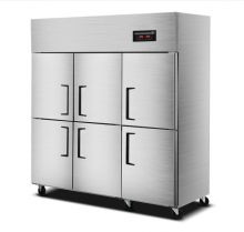 乐创 (lecon)商用六门冰柜 立式髙身雪冷藏冷冻保鲜高柜 双压缩机冰箱 全冷冻 LC-J-LM02