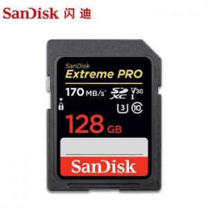 闪迪/SanDisk SD卡 5d3/4内存卡 800D 6D2 m50微单储存卡 128G 170MB/S