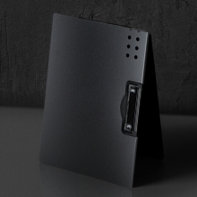 飞兹（fizz） FZ101008 高质感 A4横式加厚文件夹板  经典黑色