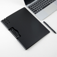 飞兹（fizz） FZ101008 高质感 A4横式加厚文件夹板  经典黑色