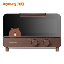 九阳（Joyoung）电烤箱家用多功能烘焙 小巧外观 石英管加热 可调温调时 line布朗熊 KX12-J87（棕）