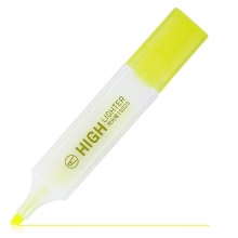 得力（deli）S625 荧光笔 黄色 10支/盒 单支装