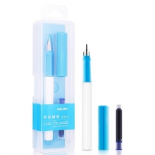 得力A903学生矫姿钢笔(可擦纯蓝/笔壳蓝)(1支/盒)