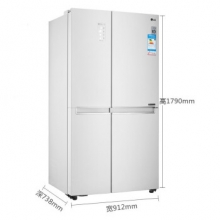 LG GR-B2471PKF 对开门冰箱 647L 912*738*1790mm